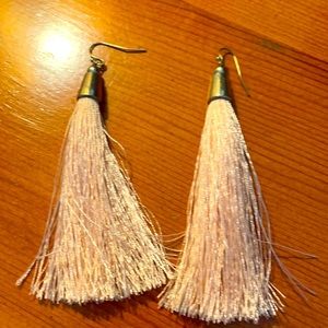 Moon and Lola tassel earrings